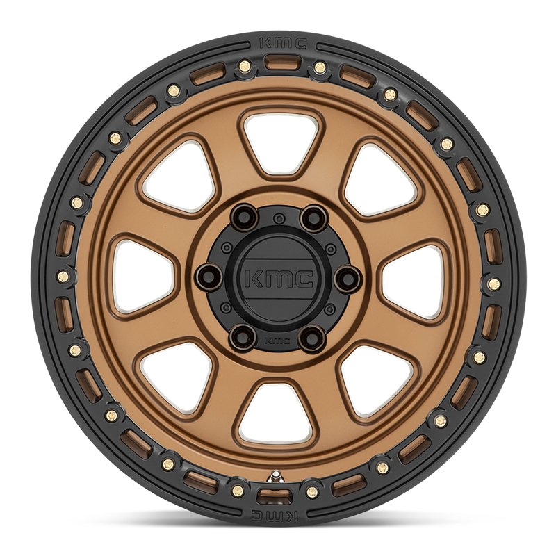 KMC | KM548 CHASE 20x9.0 ET0 - MATTE BRONZE W/ BLACK LIP