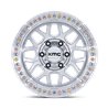 KMC | KM549 GRS 20x9.0 ET18 - GLOSS SILVER W/ MACHINED FACE