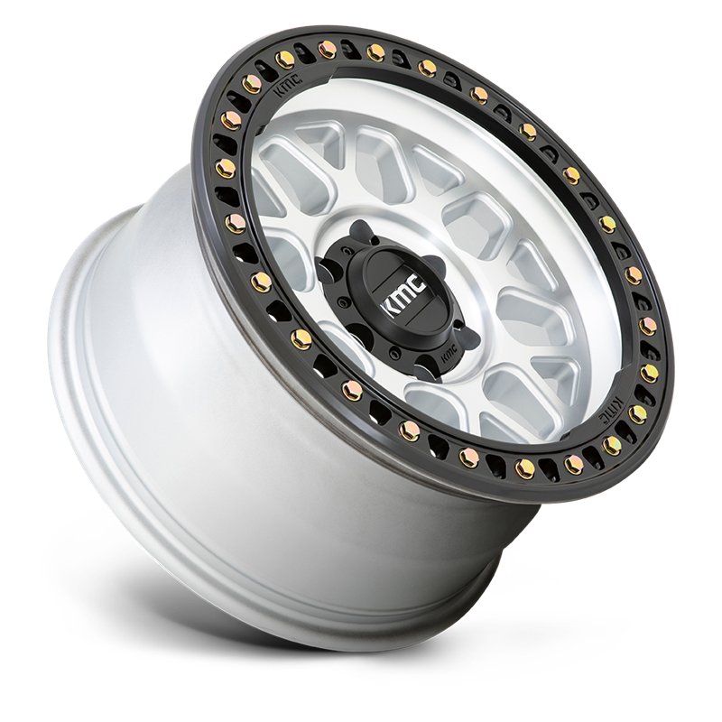 KMC | KM549 GRS 20x9.0 ET0 - MACHINED W/ SATIN BLACK LIP
