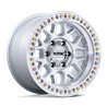 KMC | KM549 GRS 17x9.0 ET-12 - GLOSS SILVER W/ MACHINED FACE