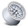 KMC | KM549 GRS 17x9.0 ET-12 - GLOSS SILVER W/ MACHINED FACE