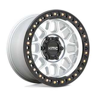 KMC | KM549 GRS 17x9.0 ET-12 - MACHINED W/ SATIN BLACK LIP