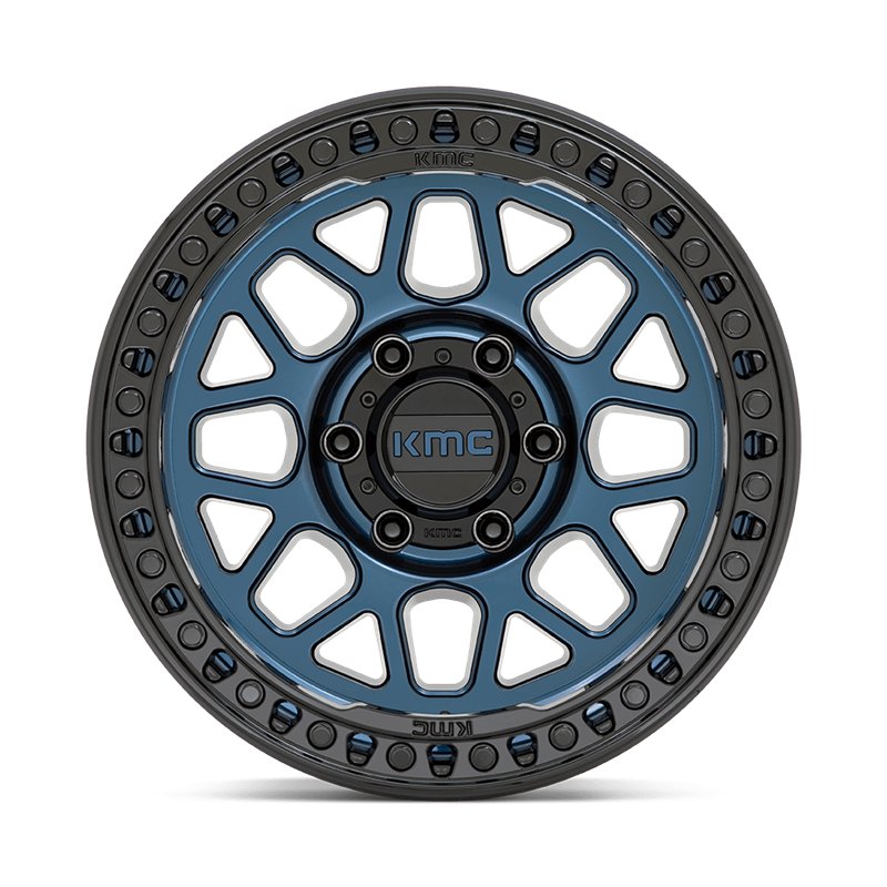 KMC | KM549 GRS 17x9.0 ET18 - MIDNIGHT BLUE W/ GLOSS BLACK LIP