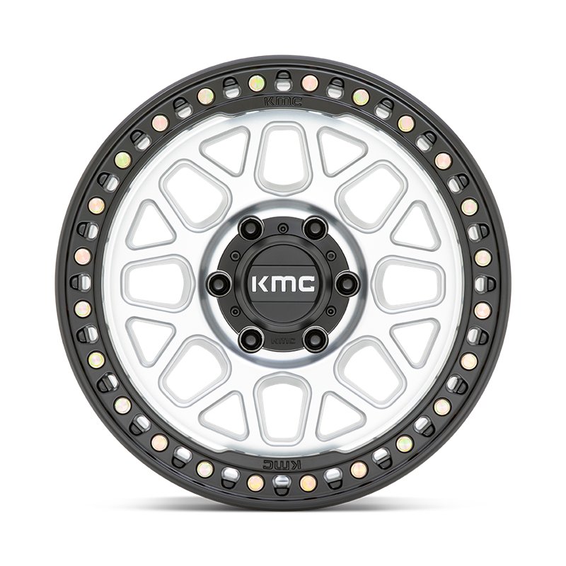 KMC | KM549 GRS 17x9.0 ET18 - MACHINED W/ SATIN BLACK LIP