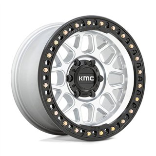 KMC | KM549 GRS 18x8.5 ET0 - MACHINED W/ SATIN BLACK LIP