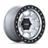 KMC | KM550 RIOT SBL 17x8.5 ET10 - MACHINED W/ SATIN BLACK LIP