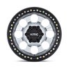 KMC | KM550 RIOT SBL 17x8.5 ET10 - MACHINED W/ SATIN BLACK LIP