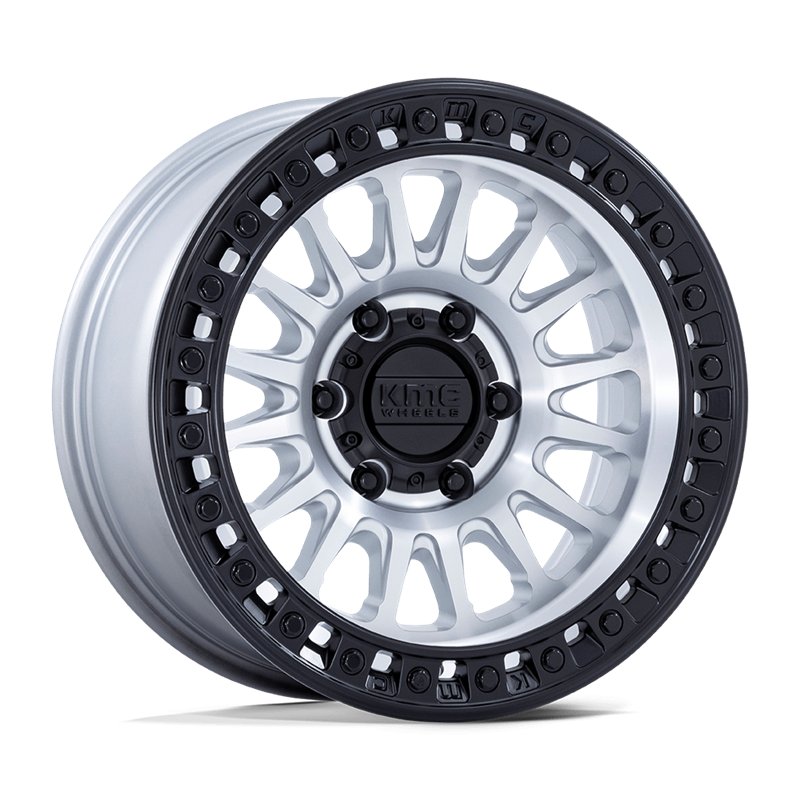 KMC | KM552 IMS 20x9.0 ET0 - MACHINED W/ MATTE BLACK LIP