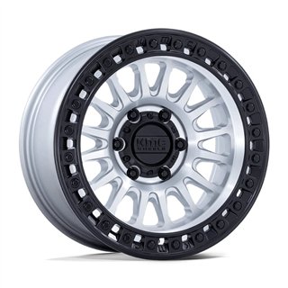 KMC | KM552 IMS 20x9.0 ET18 - MACHINED W/ MATTE BLACK LIP
