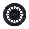KMC | KM552 IMS 20x9.0 ET0 - MATTE BLACK W/ GLOSS BLACK LIP