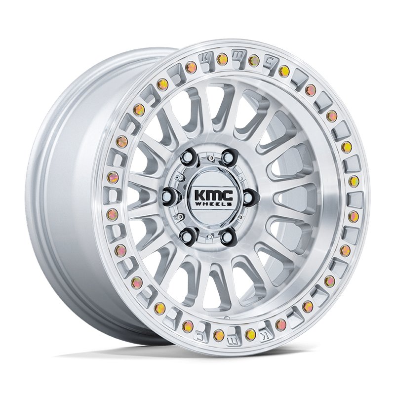 KMC | KM552 IMS 20x9.0 ET18 - GLOSS SILVER W/ MACHINED FACE