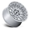 KMC | KM556 CRUX 17x8.5 ET0 - GLOSS SILVER W/ MACHINED FACE