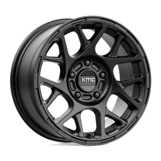 KMC | KM708 BULLY 17x8.0 ET20 - SATIN BLACK