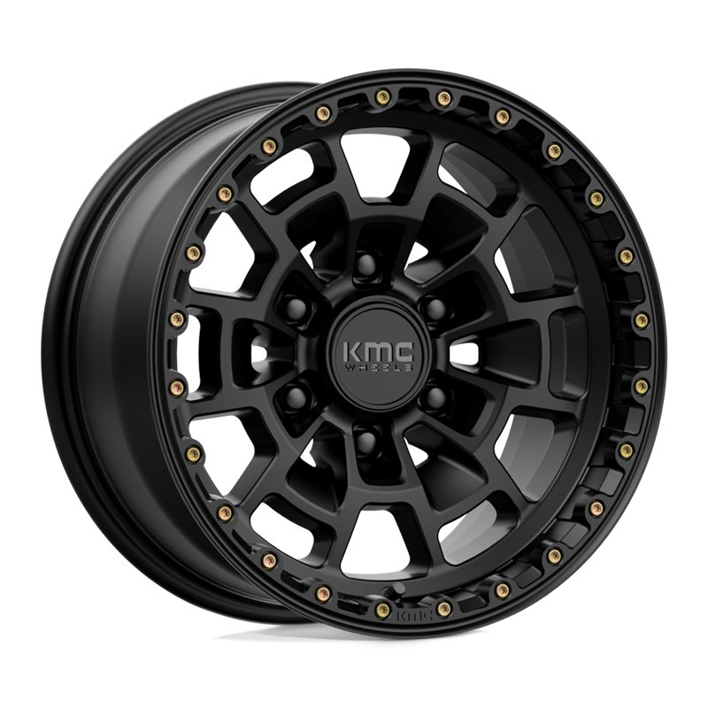 KMC | KM718 SUMMIT 16x8.0 ET0 - SATIN BLACK