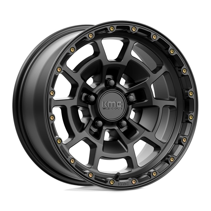 KMC | KM718 SUMMIT 17x8.5 ET0 - SATIN BLACK
