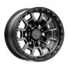 KMC | KM718 SUMMIT 17x8.5 ET0 - SATIN BLACK W/ GRAY TINT