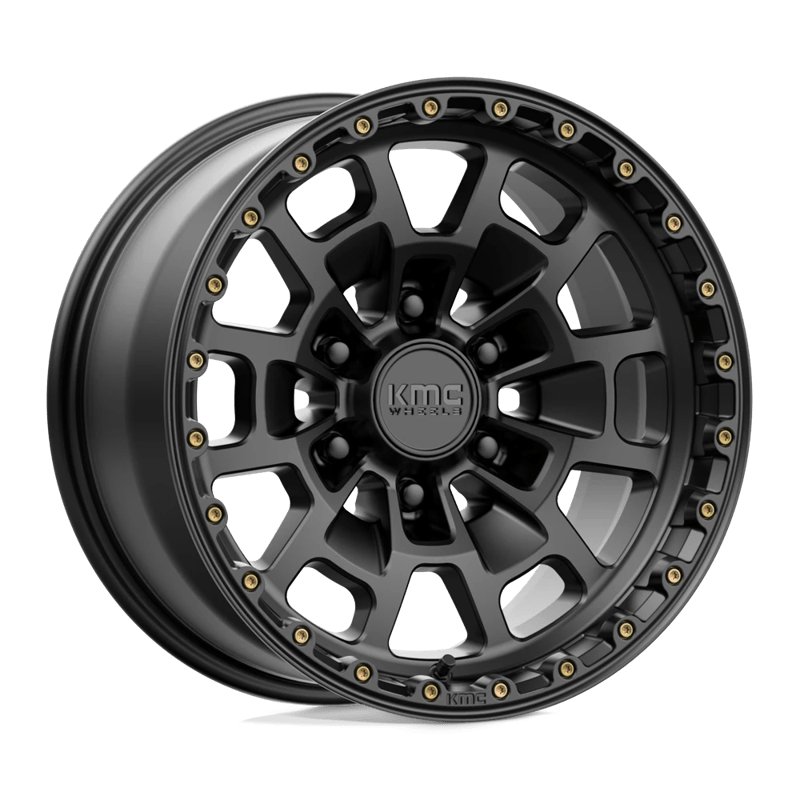 KMC | KM718 SUMMIT 17x8.5 ET0 - SATIN BLACK