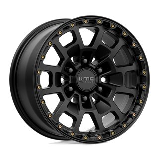 KMC | KM718 SUMMIT 17x8.5 ET18 - SATIN BLACK