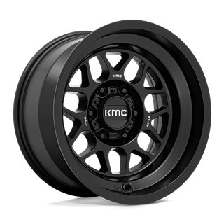 KMC | KM725 TERRA 17x9.0 ET-38 - SATIN BLACK