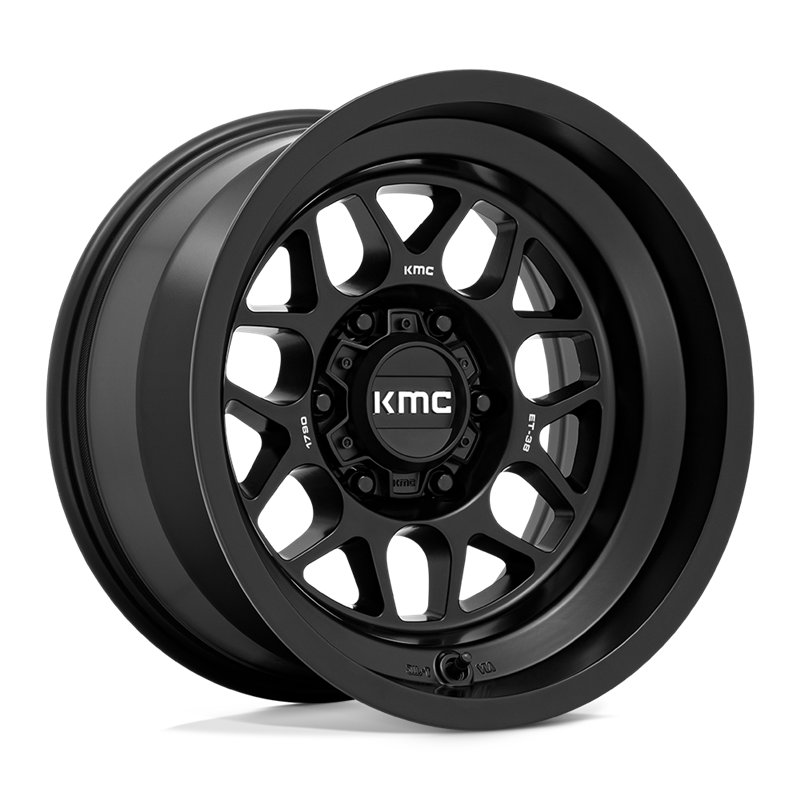 KMC | KM725 TERRA 17x9.0 ET-38 - SATIN BLACK