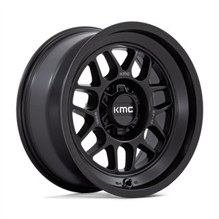 KMC | KM725 TERRA 18x8.5 ET0 - SATIN BLACK