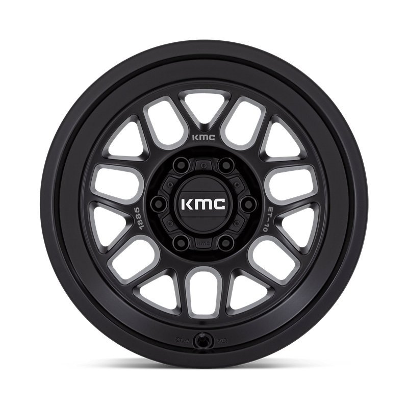 KMC | KM725 TERRA 18x8.5 ET-10 - SATIN BLACK