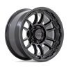 KMC | KM727 WRATH 17x8.5 ET0 - SATIN BLACK