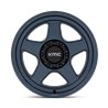 KMC | KM728 LOBO 17x8.5 ET-10 - METALLIC BLUE