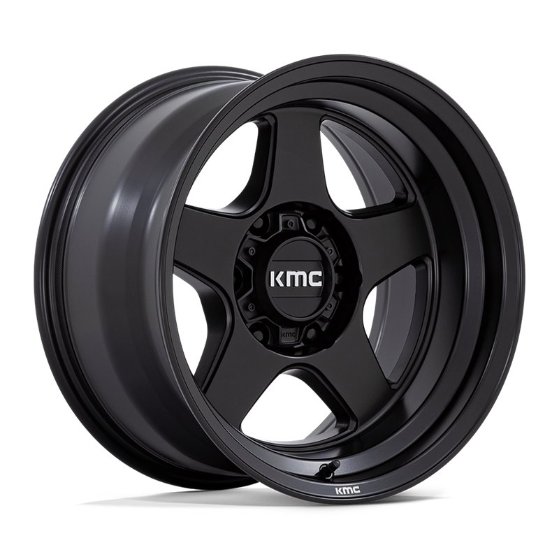 KMC | KM728 LOBO 17x8.5 ET-10 - MATTE BLACK