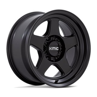 KMC | KM728 LOBO 17x8.5 ET-10 - MATTE BLACK