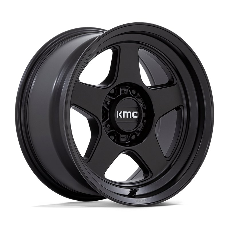KMC | KM728 LOBO 17x8.5 ET-10 - MATTE BLACK