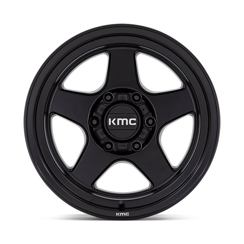 KMC | KM728 LOBO 17x9.0 ET-38 - MATTE BLACK