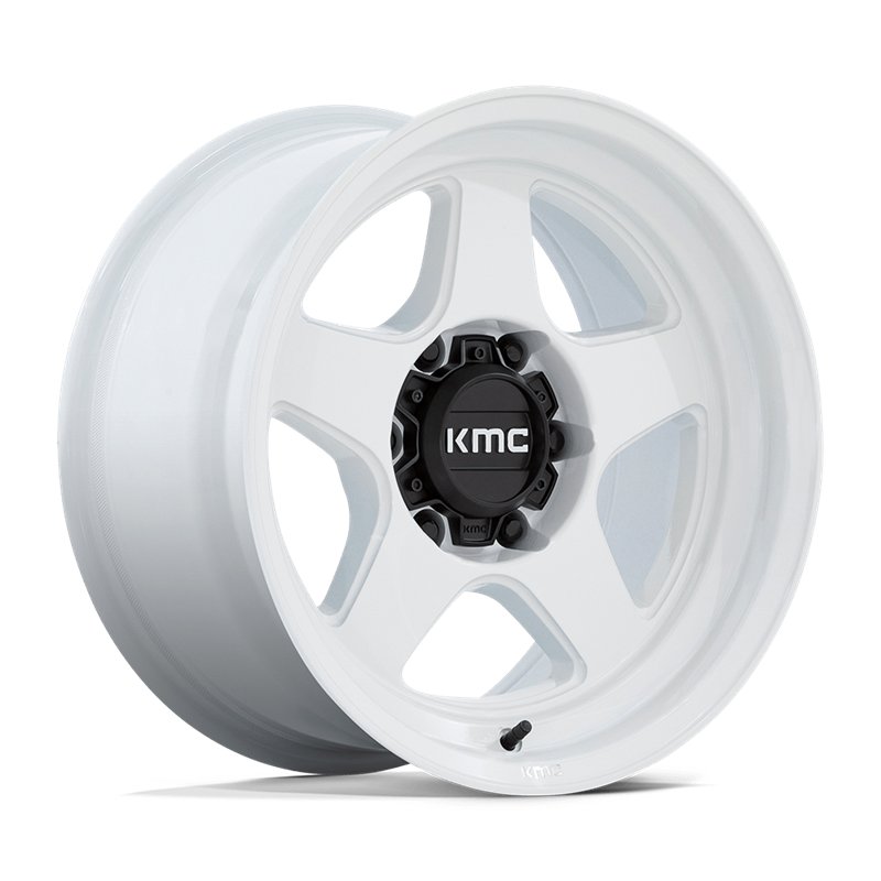 KMC | KM728 LOBO 17x8.5 ET-10 - GLOSS WHITE