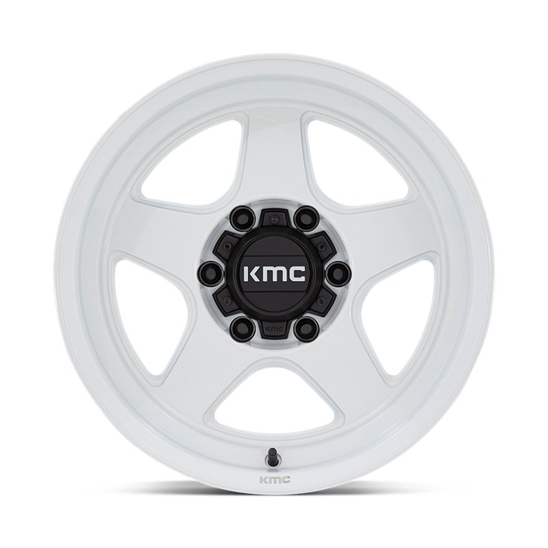 KMC | KM728 LOBO 17x8.5 ET-10 - GLOSS WHITE