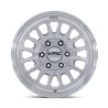 KMC | KM733 IMPACT FFT 17x8.5 ET0 - GLOSS SILVER W/ MACHINED FACE