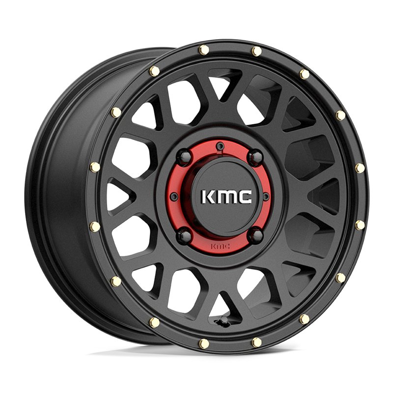 KMC | KS135 GRENADE 14x7.0 ET38 - SATIN BLACK