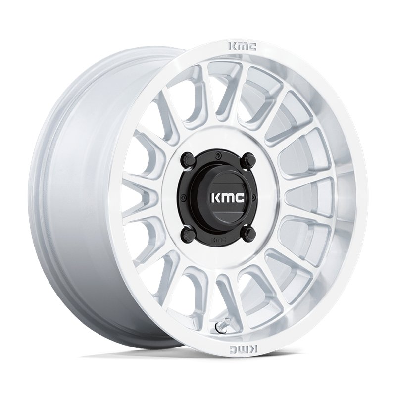 KMC | KS138 IMPACT UTV 15x7.0 ET10 - SILVER W/ MACHINED FACE