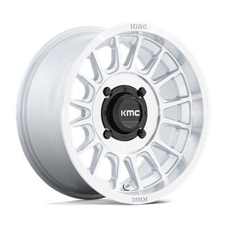 KMC | KS138 IMPACT UTV 15x7.0 ET10 - SILVER W/ MACHINED FACE
