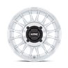 KMC | KS138 IMPACT UTV 15x7.0 ET10 - SILVER W/ MACHINED FACE