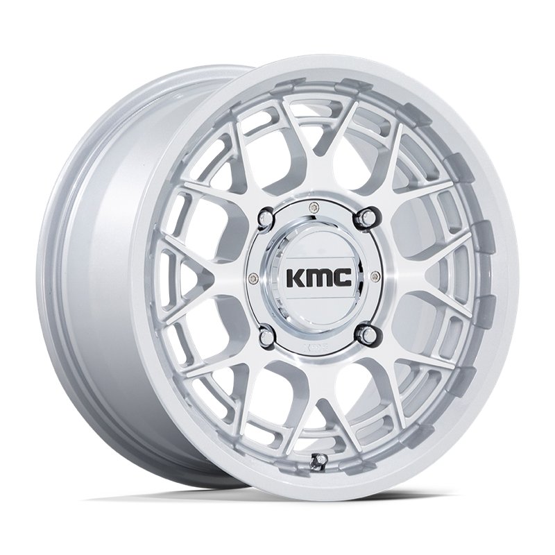 KMC | KS139 TECHNIC UTV 15x7.0 ET38 - GLOSS SILVER MACHINED