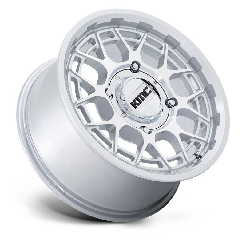 KMC | KS139 TECHNIC UTV 15x7.0 ET38 - GLOSS SILVER MACHINED