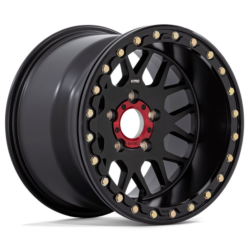 KMC | KS235 GRENADE BEADLOCK 14x7.0 ET38 - SATIN BLACK