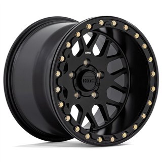 KMC | KS235 GRENADE BEADLOCK 15x10.0 ET0 - SATIN BLACK