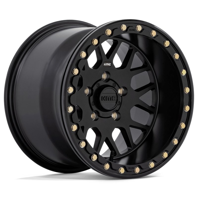 KMC | KS235 GRENADE BEADLOCK 15x10.0 ET0 - SATIN BLACK