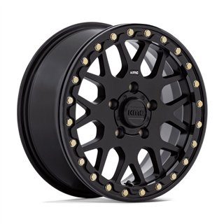 KMC | KS235 GRENADE BEADLOCK 15x6.0 ET38 - SATIN BLACK