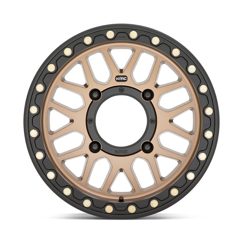 KMC | KS235 GRENADE BEADLOCK 15x7.0 ET10 - SATIN BRONZE