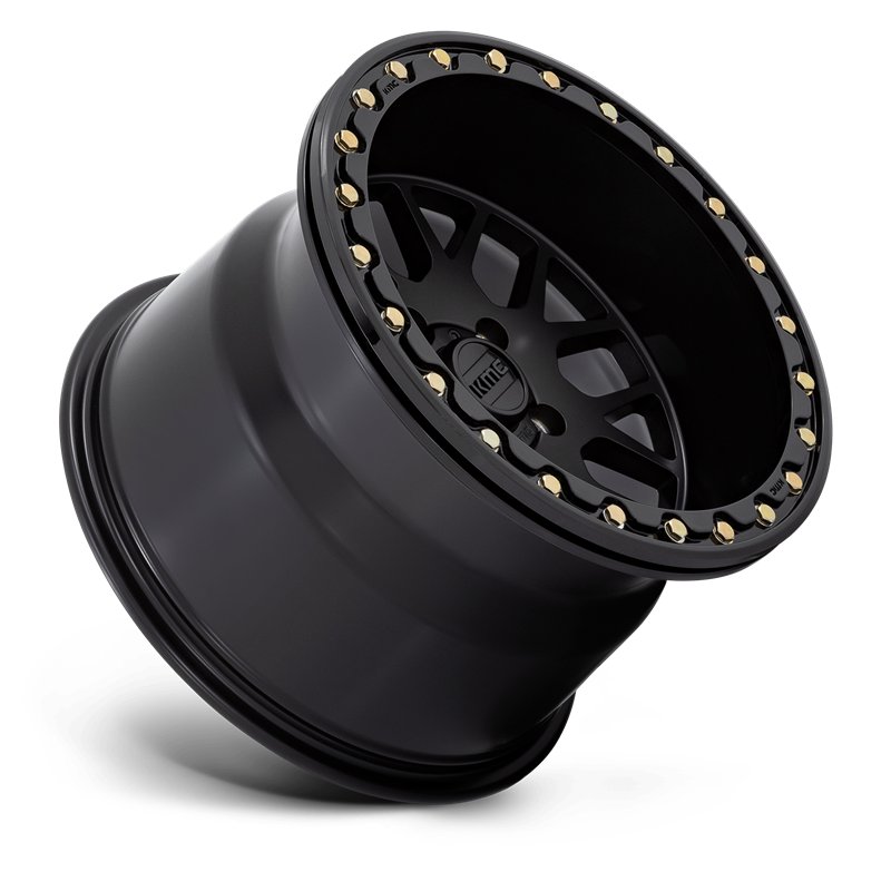 KMC | KS235 GRENADE BEADLOCK 15x7.0 ET10 - SATIN BLACK