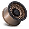 KMC | KS242 AZTEC BEADLOCK 15x10.0 ET0 - MATTE BRONZE W/ MATTE BLACK RING