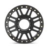 KMC | KS250 CAGE BEADLOCK 15x10.0 ET0 - SATIN BLACK W/ GLOSS BLACK RING