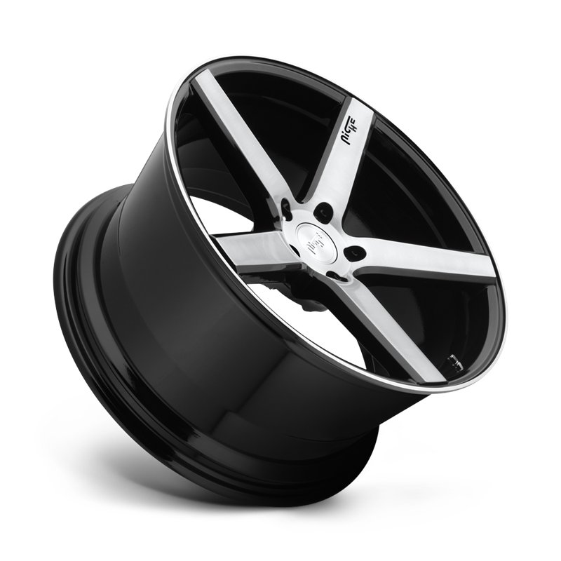 Niche Wheels | M124 MILAN 19x8.5 ET35 - GLOSS BLACK BRUSHED